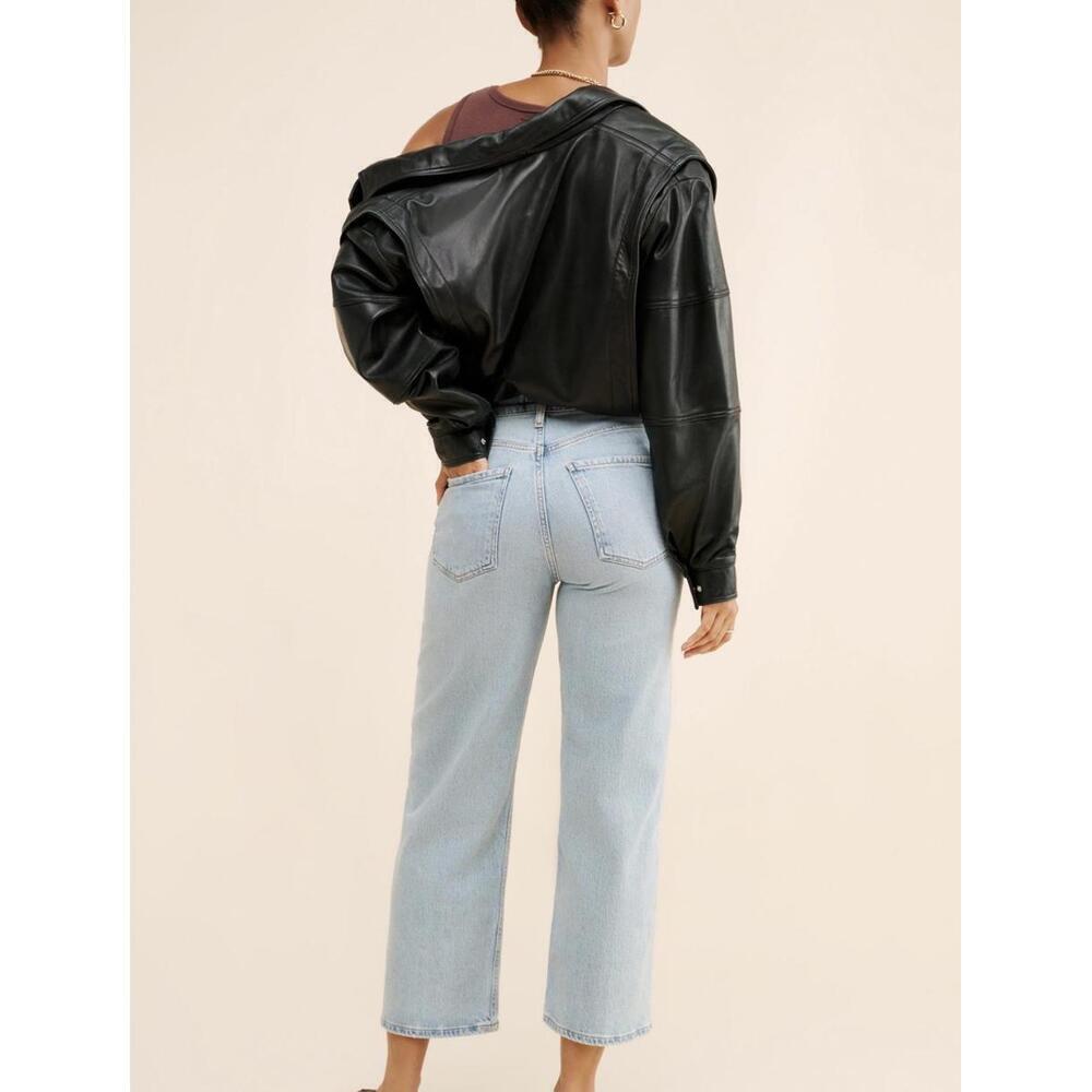 AGOLDE Ren Wide Leg High Rise Denim Jeans, Women's 33 - Picture 3 of 9